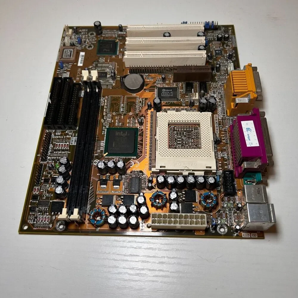 S381-M TEKRAM MOTHERBOARD SOCKET PGA 370 ENPC/ENlight EP-MW41 ATX Untested i810